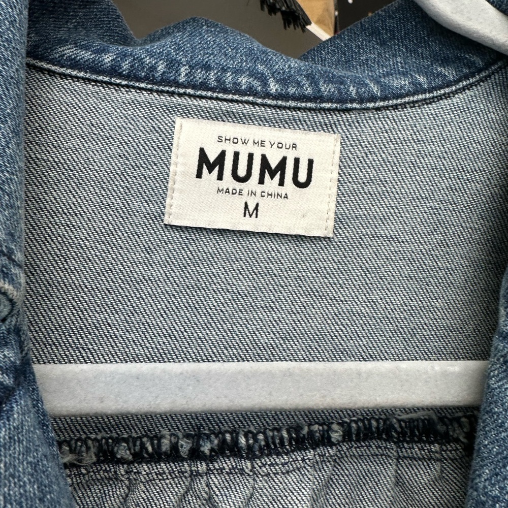 Show Me Your MuMu Outlaw Denim Dress - Picture 4 of 7